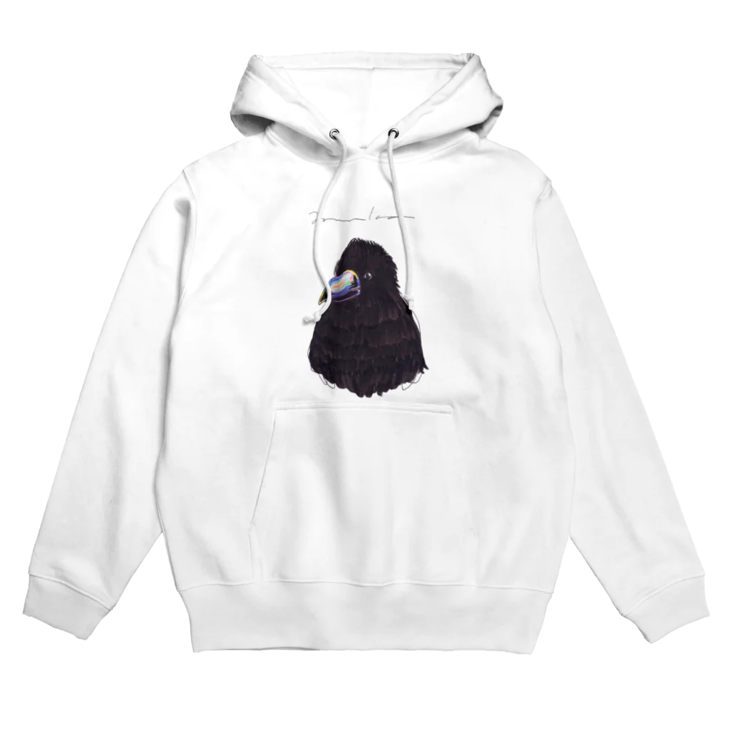 カケスの森のハシブトガラス Hoodie