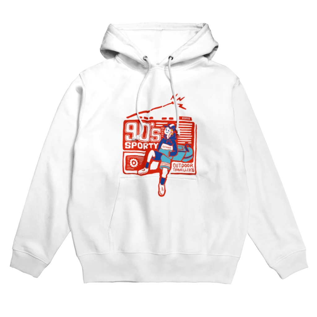 タケウマデザインの90’s outdoor Hoodie