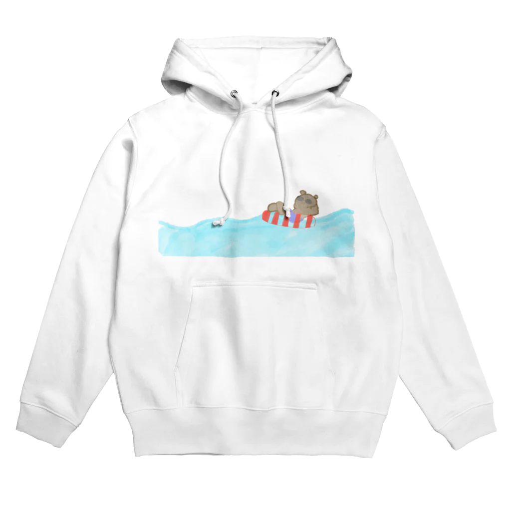 melloの海のくまさん　背景透明バージョン Hoodie