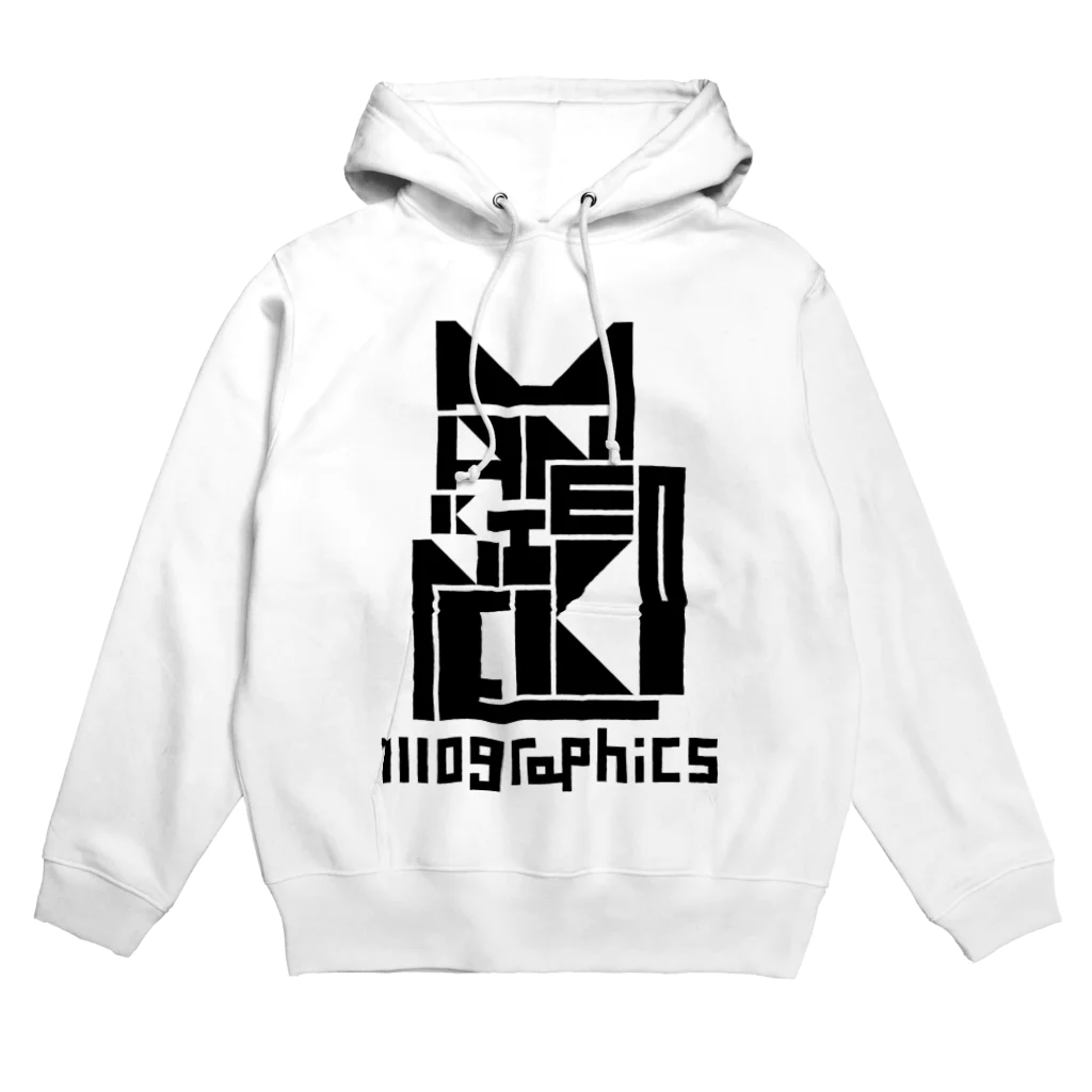 1110graphicsのMANEKINEKO / 招き猫 Hoodie