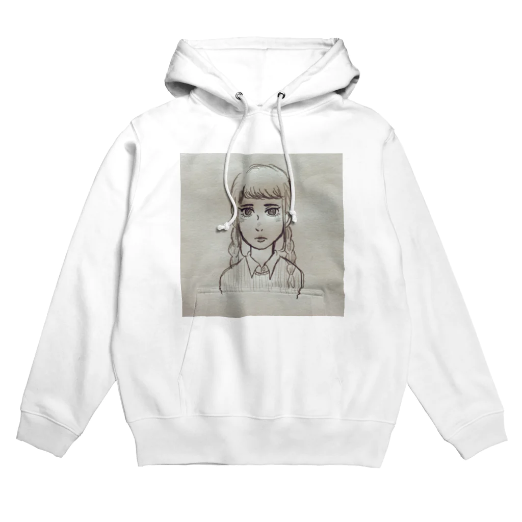 nasunのおさげ女子 Hoodie