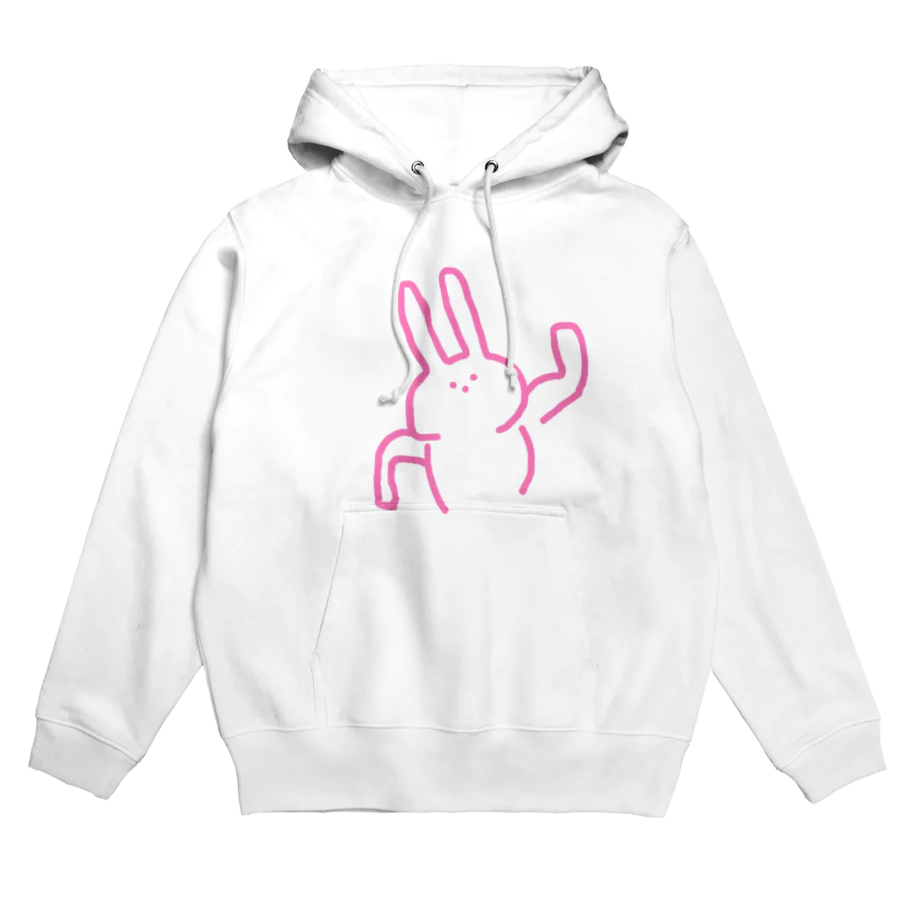 チャッピーやさんのマッチョウサギ Hoodie