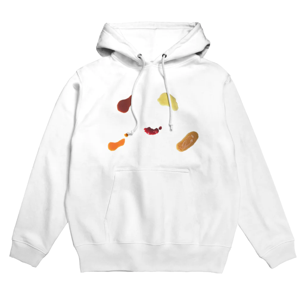 ナマケモノ雑貨店 SUZURI出張所のたべこぼしカモフラージュ Hoodie