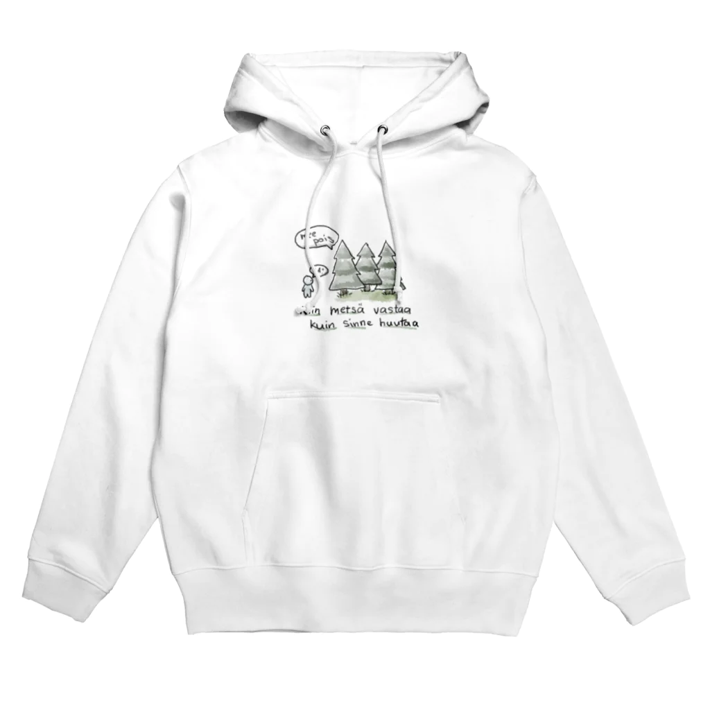 finlandiaのフィンランドことわざ 森の叫び Hoodie