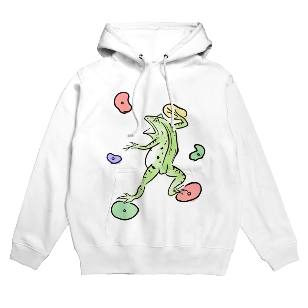 のびるのボルダリングカエル Hoodie