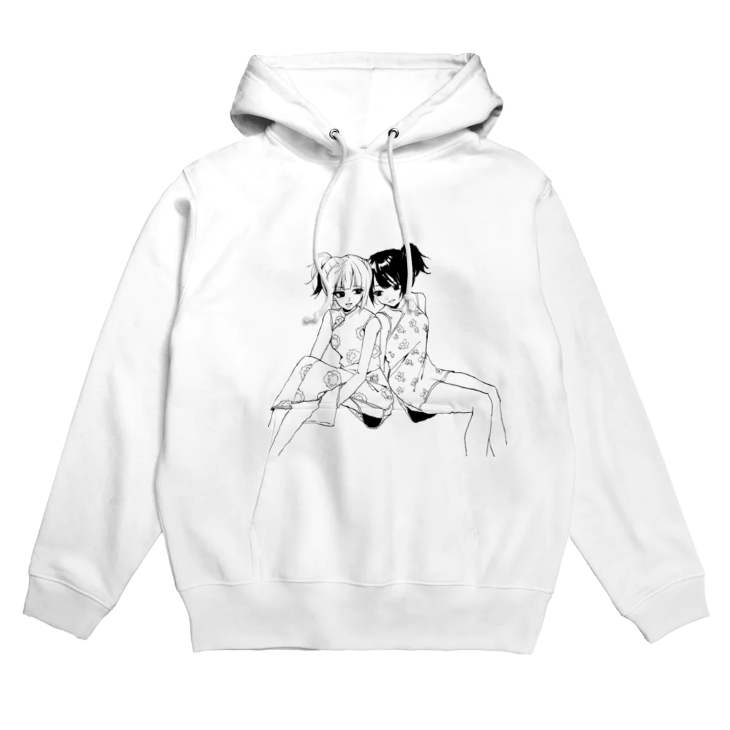 海老名萌のチャイナなギャルツインズ Hoodie