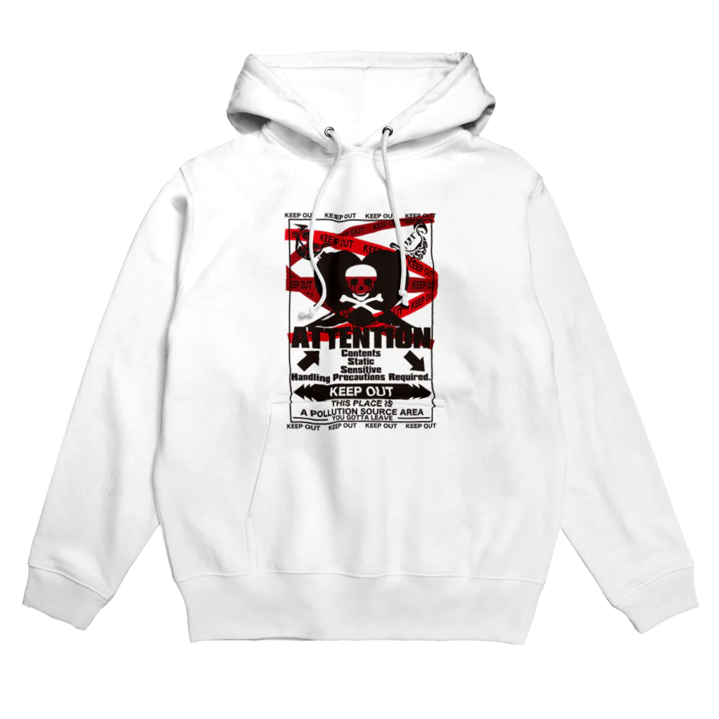 AURA_HYSTERICAのATTENTION Hoodie