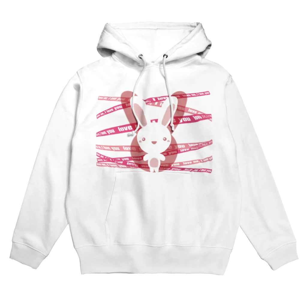 AURA_HYSTERICAのThe stuffed toy of the rabbit Hoodie