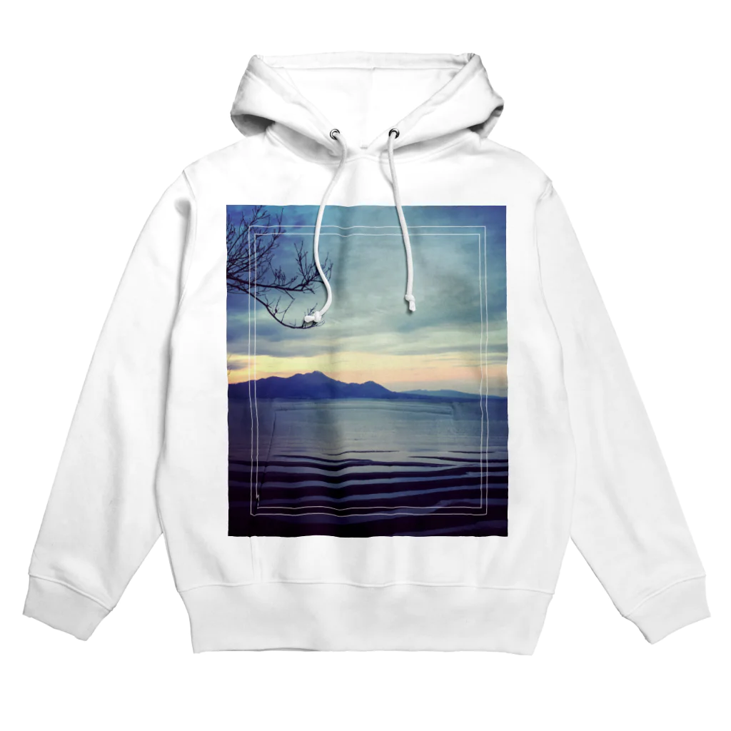 Yorimichi Komichiの熊本の夕焼け Hoodie