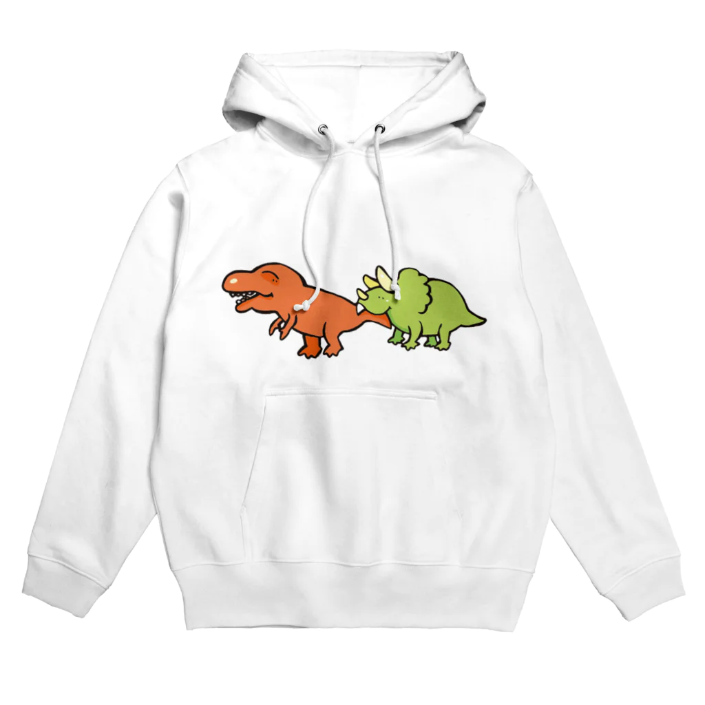 カタオカナオのカムカム恐竜（ティラノサウルス×トリケラトプス） Hoodie