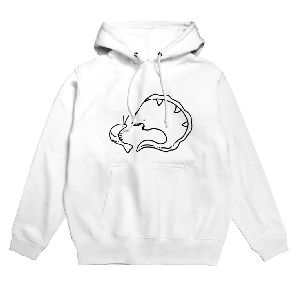 ゆるいまるの共生中のうつぼとえび Hoodie