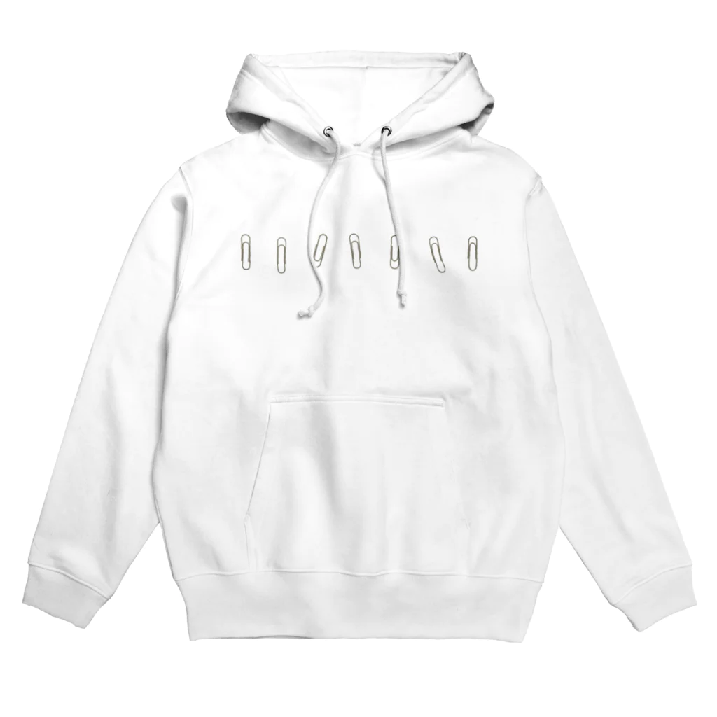 TSUGIHAGIの貯まる一方のゼムクリップ Hoodie