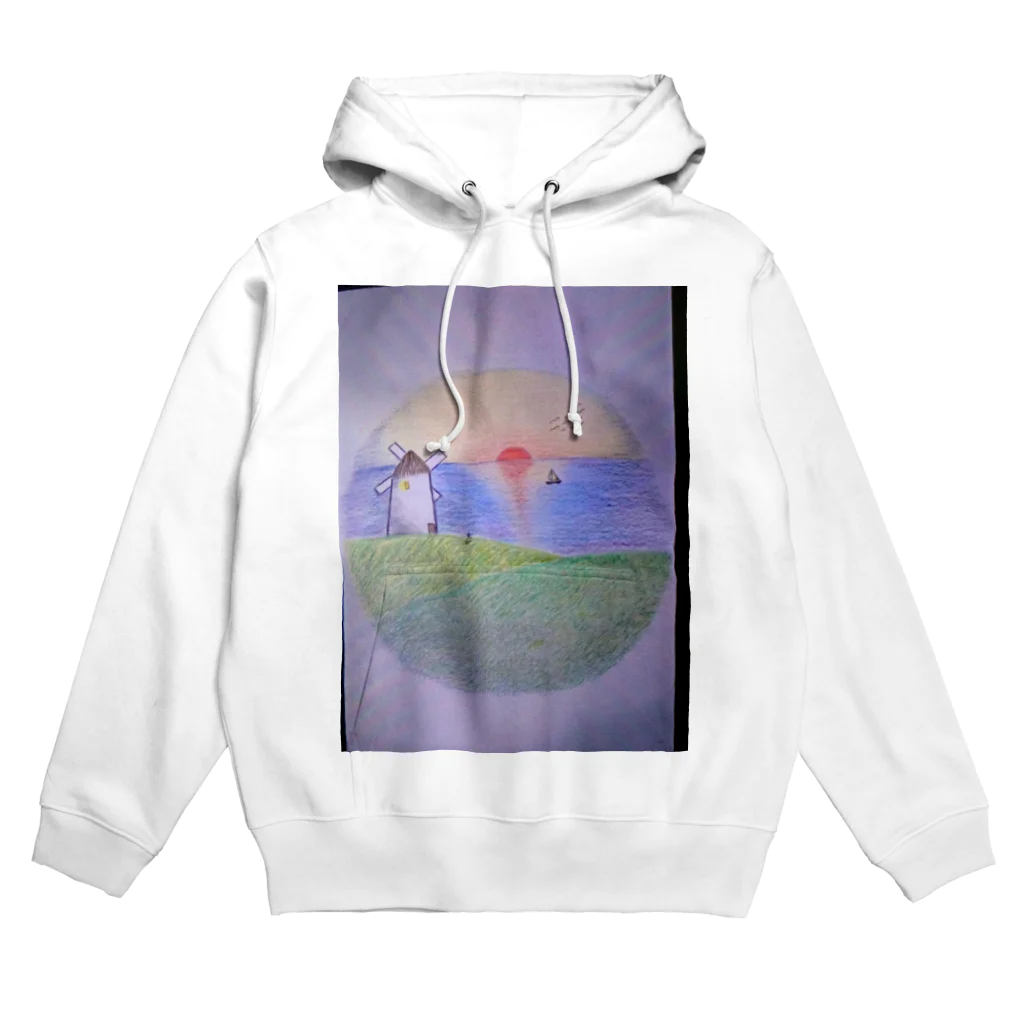 汐碧 沙紅羅の夕焼け Hoodie