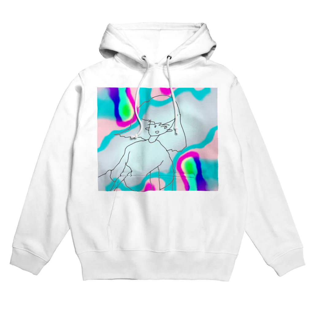 水草のナウ・ガール６４ Hoodie