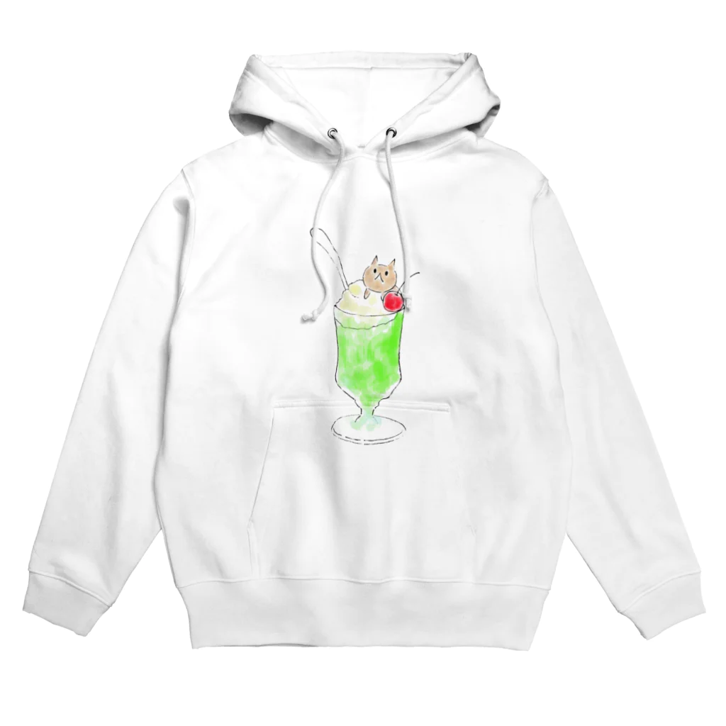 miso soupの喫茶店のクリームソーダ（名古屋ネコ） Hoodie