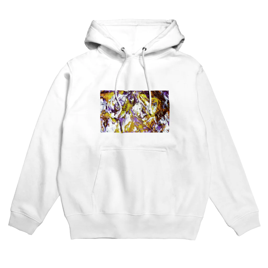 兎派のpaint_01_landscape(purple) Hoodie