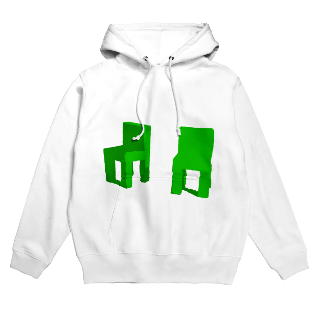 のくろーずのグリーンチェア Hoodie