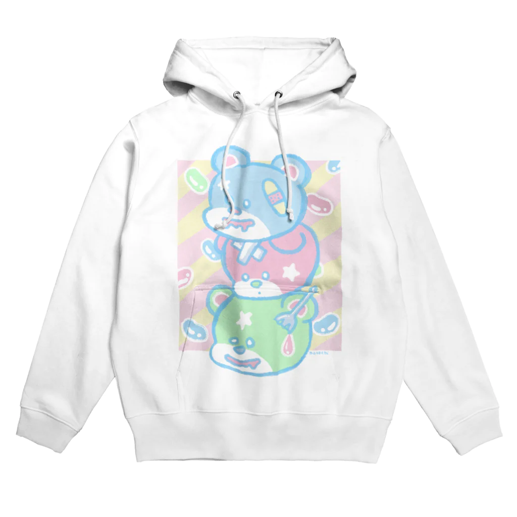 アジサイの織のSweet Bear Bear Bear Hoodie