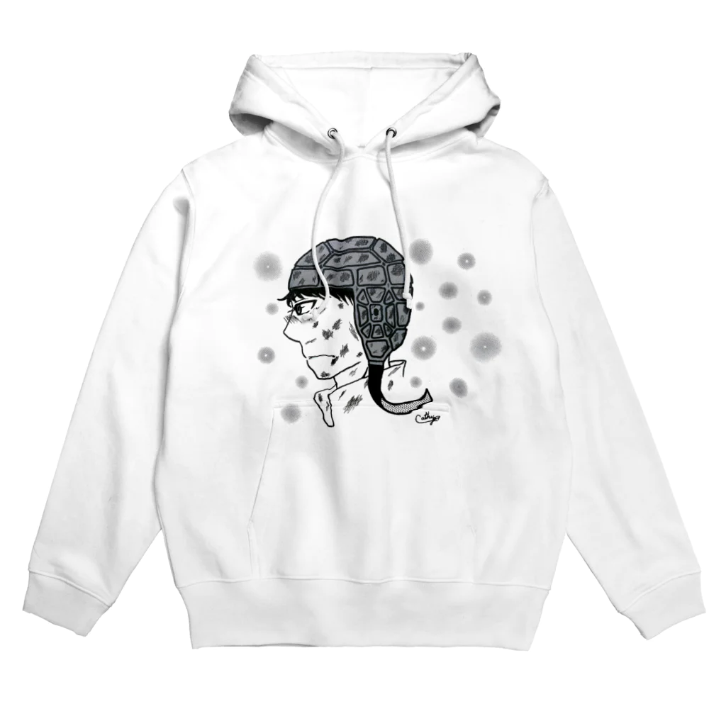 キャシーらしい。のラグビー選手のまなざし Hoodie