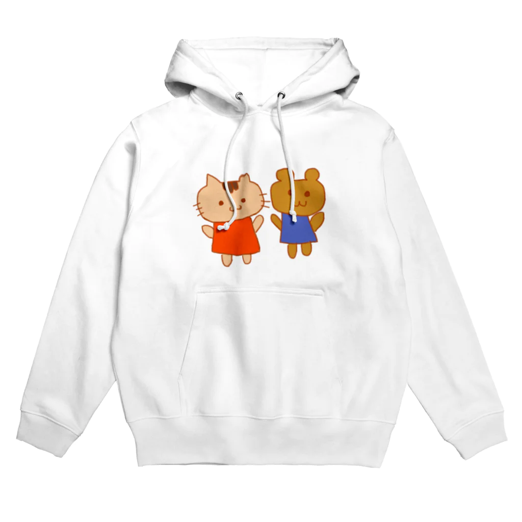 色-いろ-のよろこびねこくま Hoodie