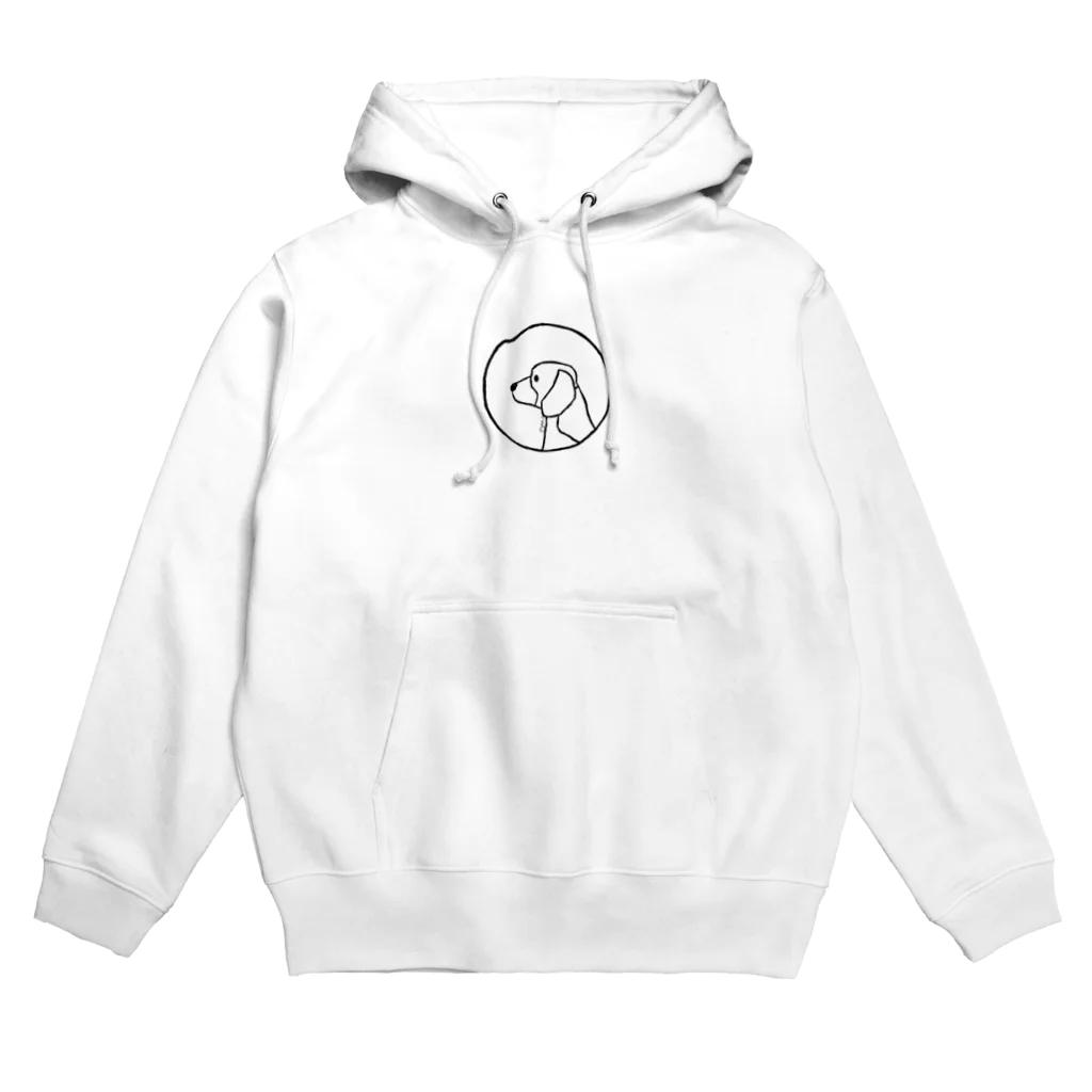 aya1のビーグル〈線･円〉 Hoodie