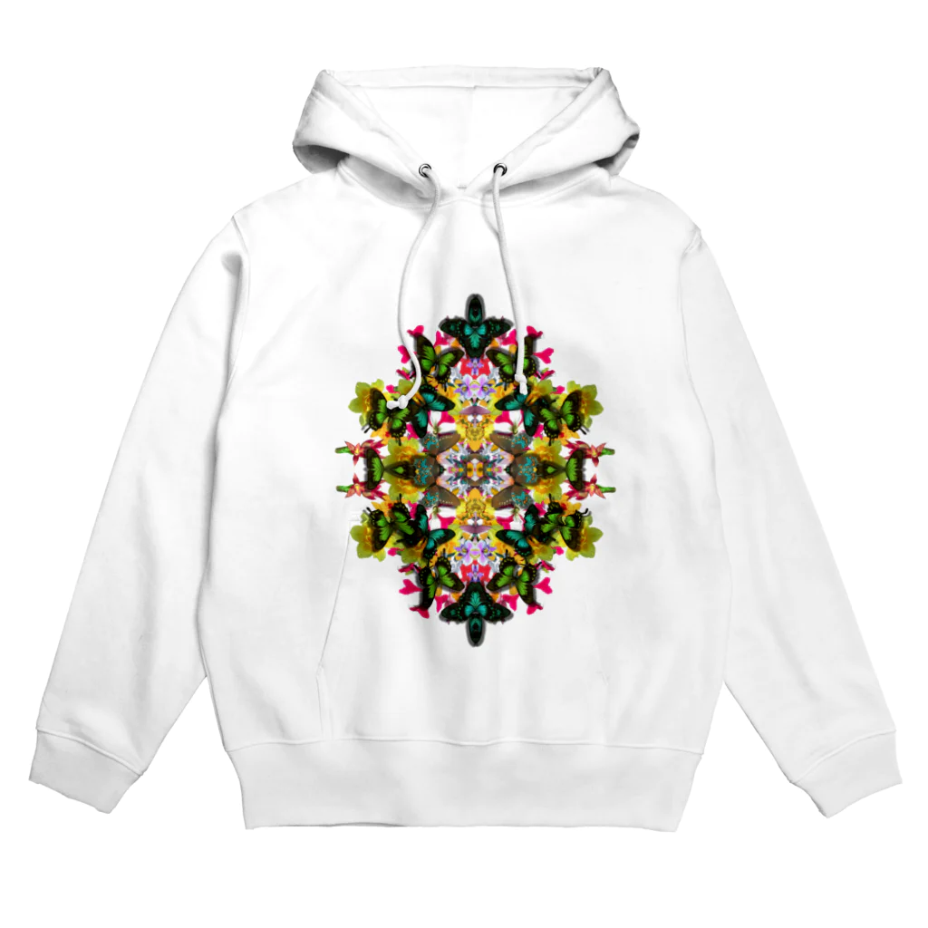 oh_designplugの蝶々とお花 Hoodie