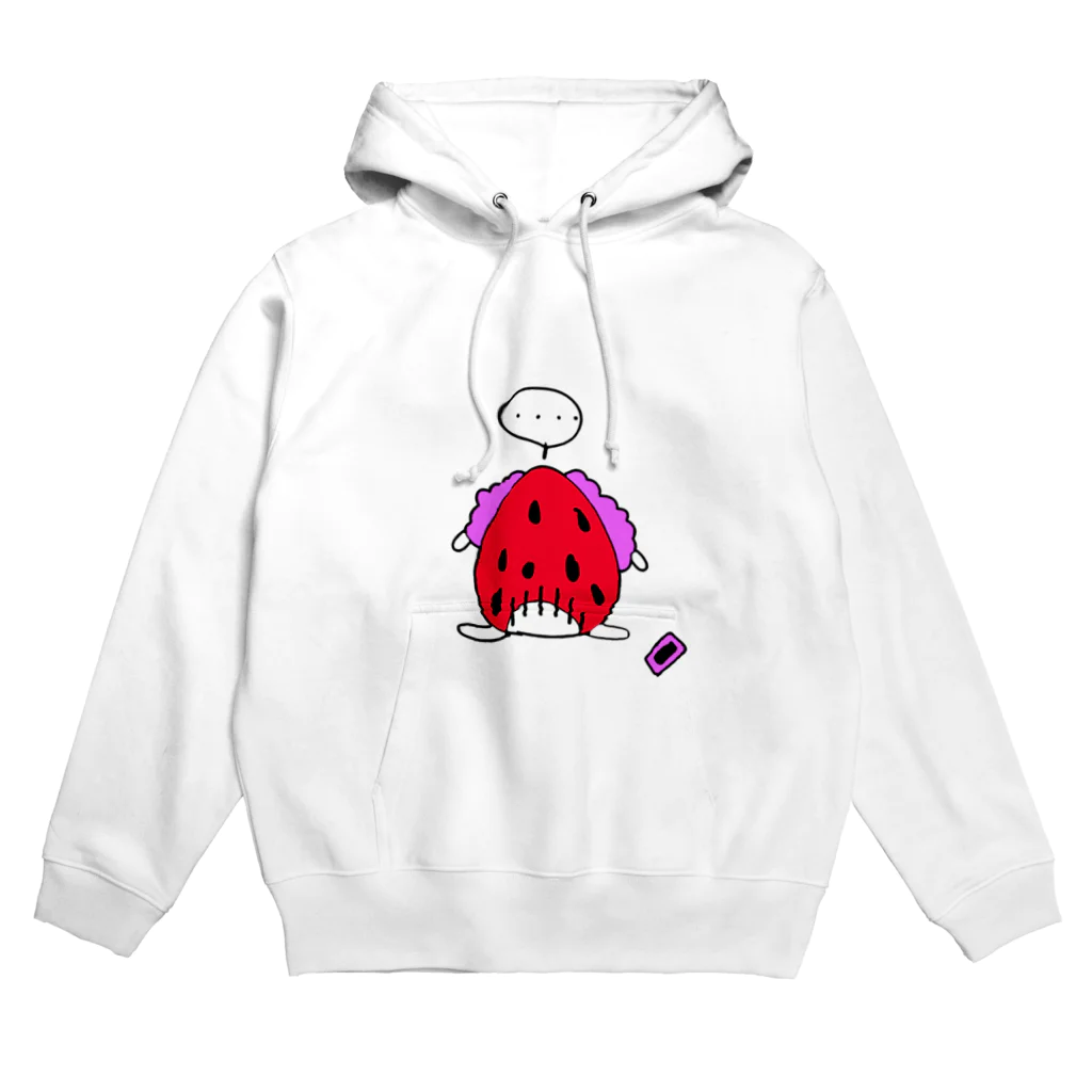 こんぺい工房の落ち込む恋するイチゴちゃん Hoodie