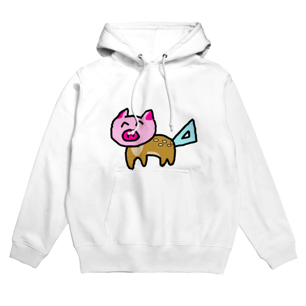 鹿豚しょっぷのうらおもて鹿豚 Hoodie