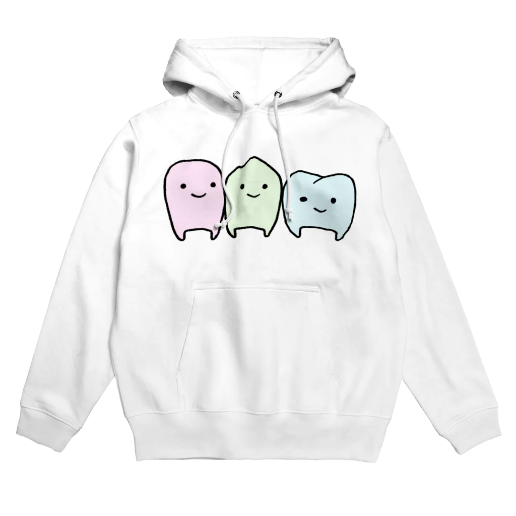 もつやの歯トリオ Hoodie