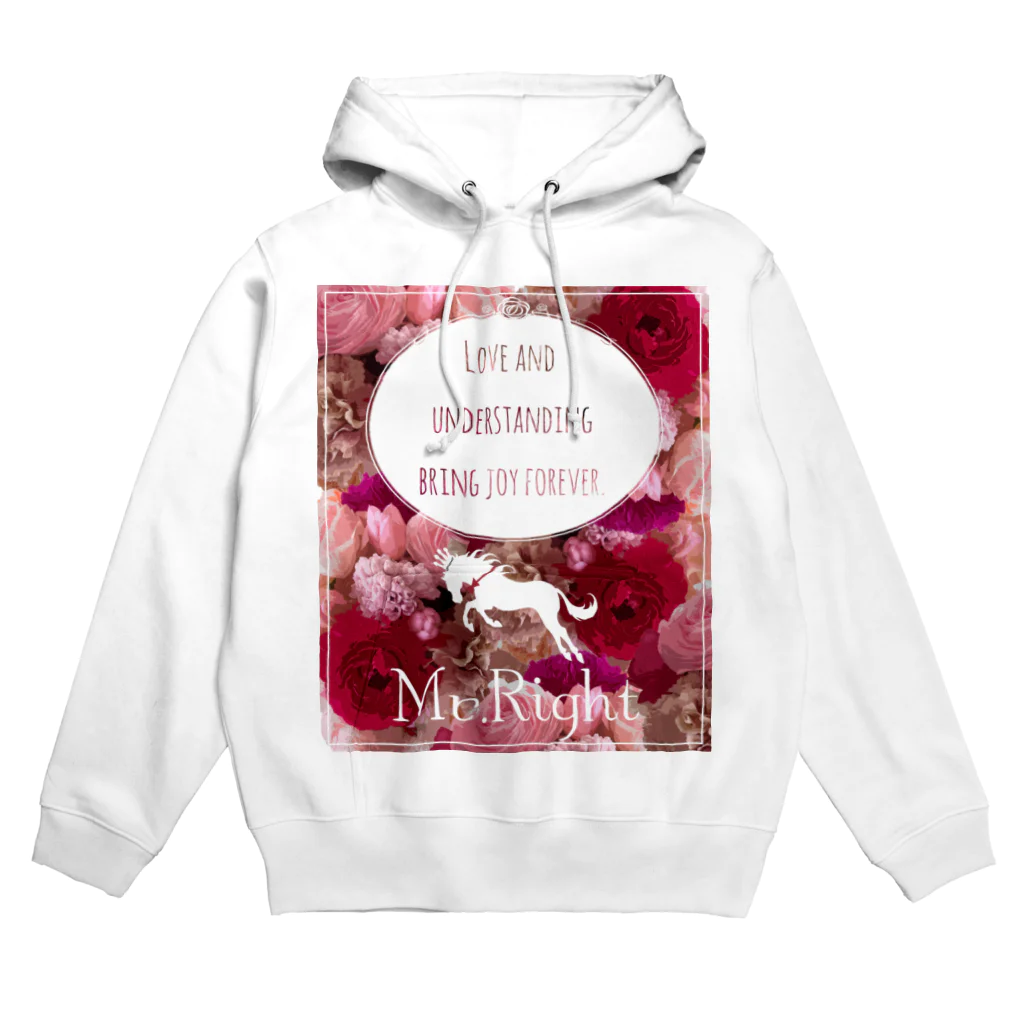 Mr.Rightの花柄ファッション「ラナンキュラスの愛情」 Hoodie