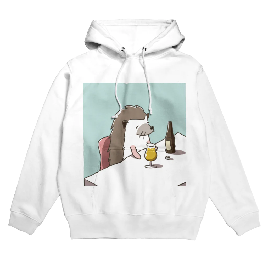 ハリネズミイラスト🦔のフライデー・ナイト Hoodie