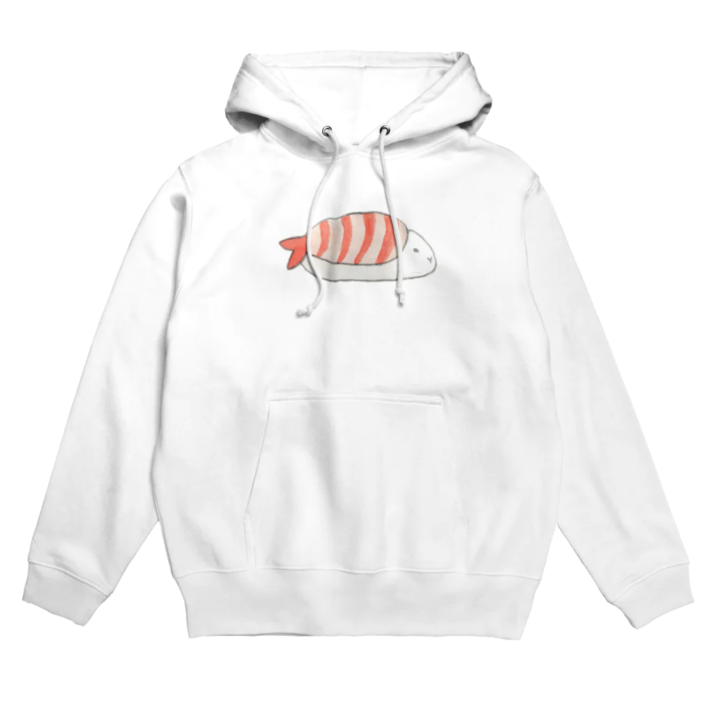 しろきののおすしろ　えび Hoodie