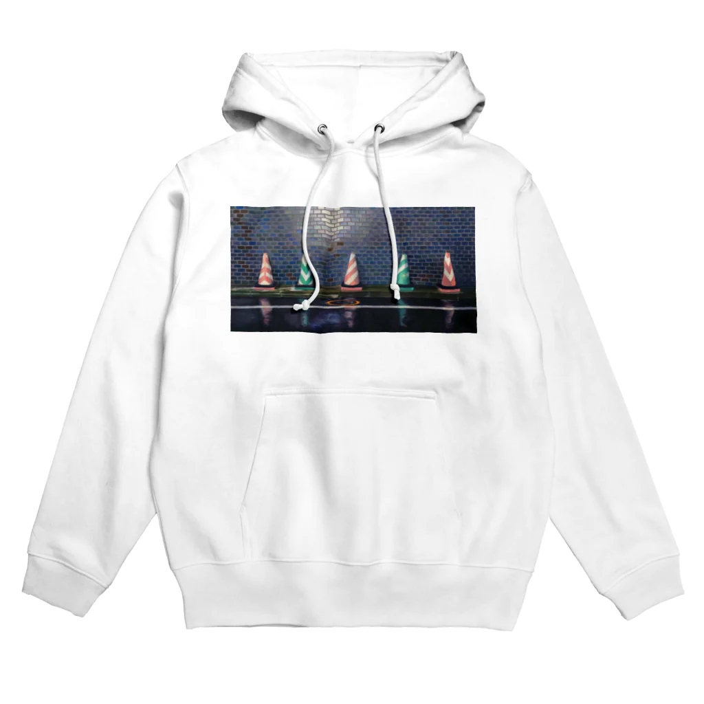 かよコーンショップのカラーコーン・雨のスーパーファイヴ Hoodie