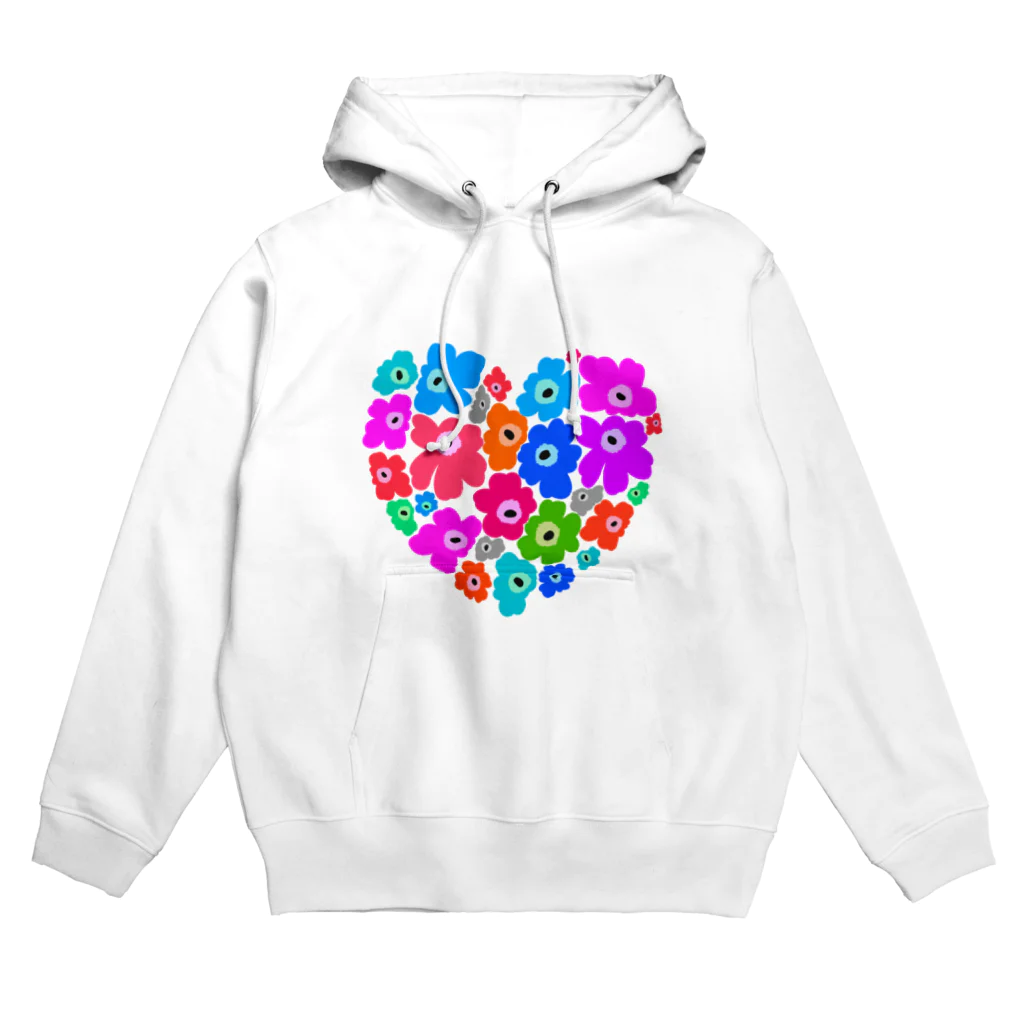 さがみ屋のColorflower heart Hoodie