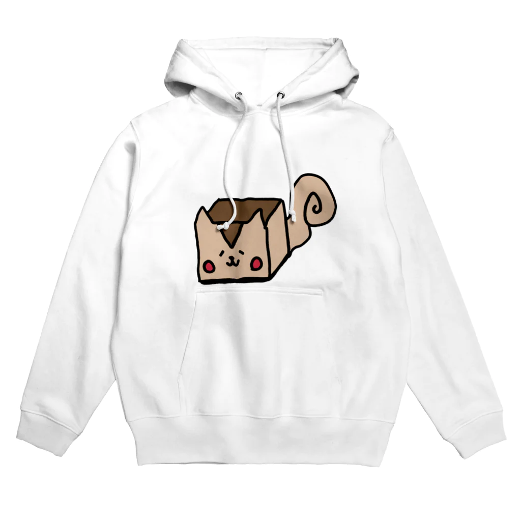 理須の四角いリス Hoodie