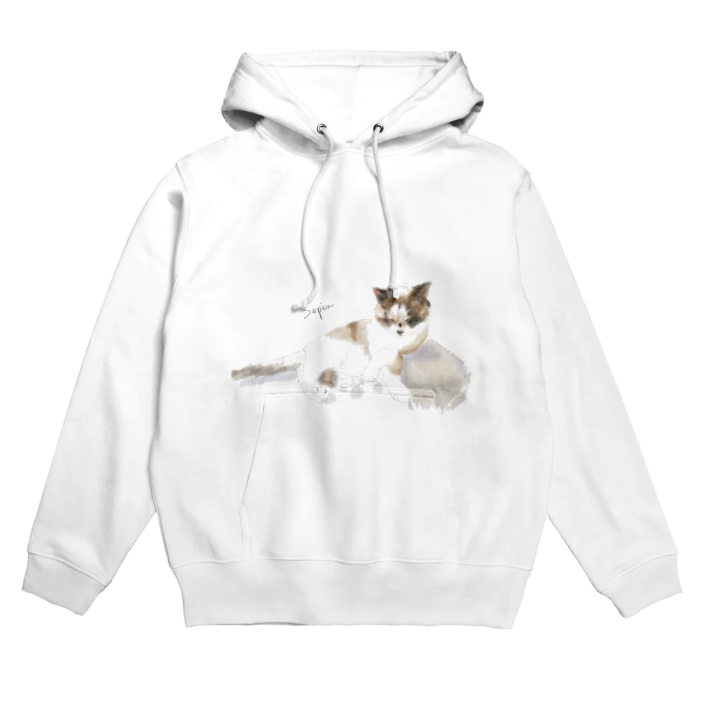 z_happinessのくつろぐ猫 Hoodie