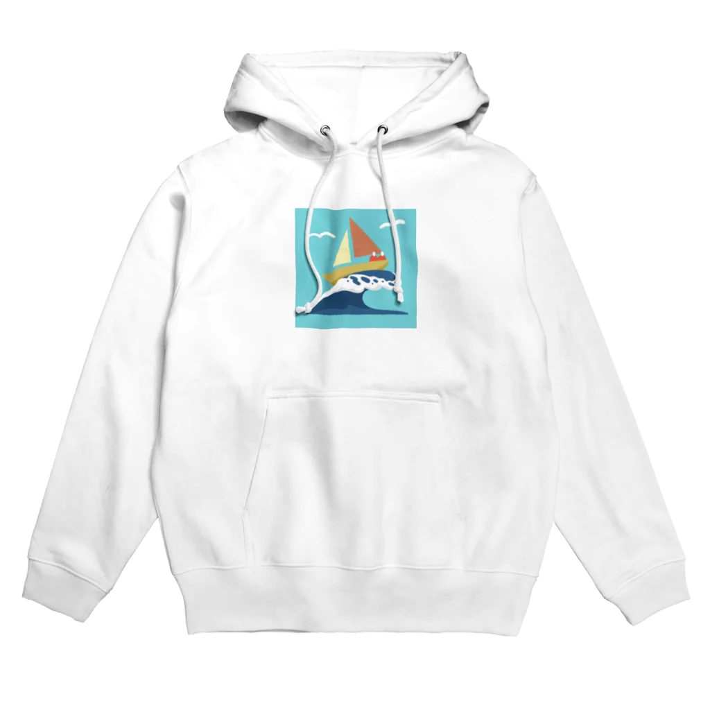 アタラシマユのいい波 Hoodie