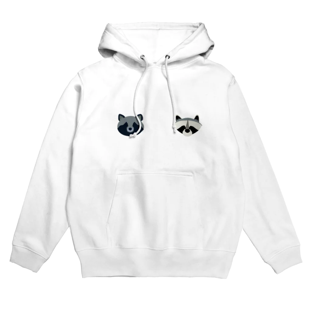 ぽんぽこ商店のTanuki and raccoon Hoodie