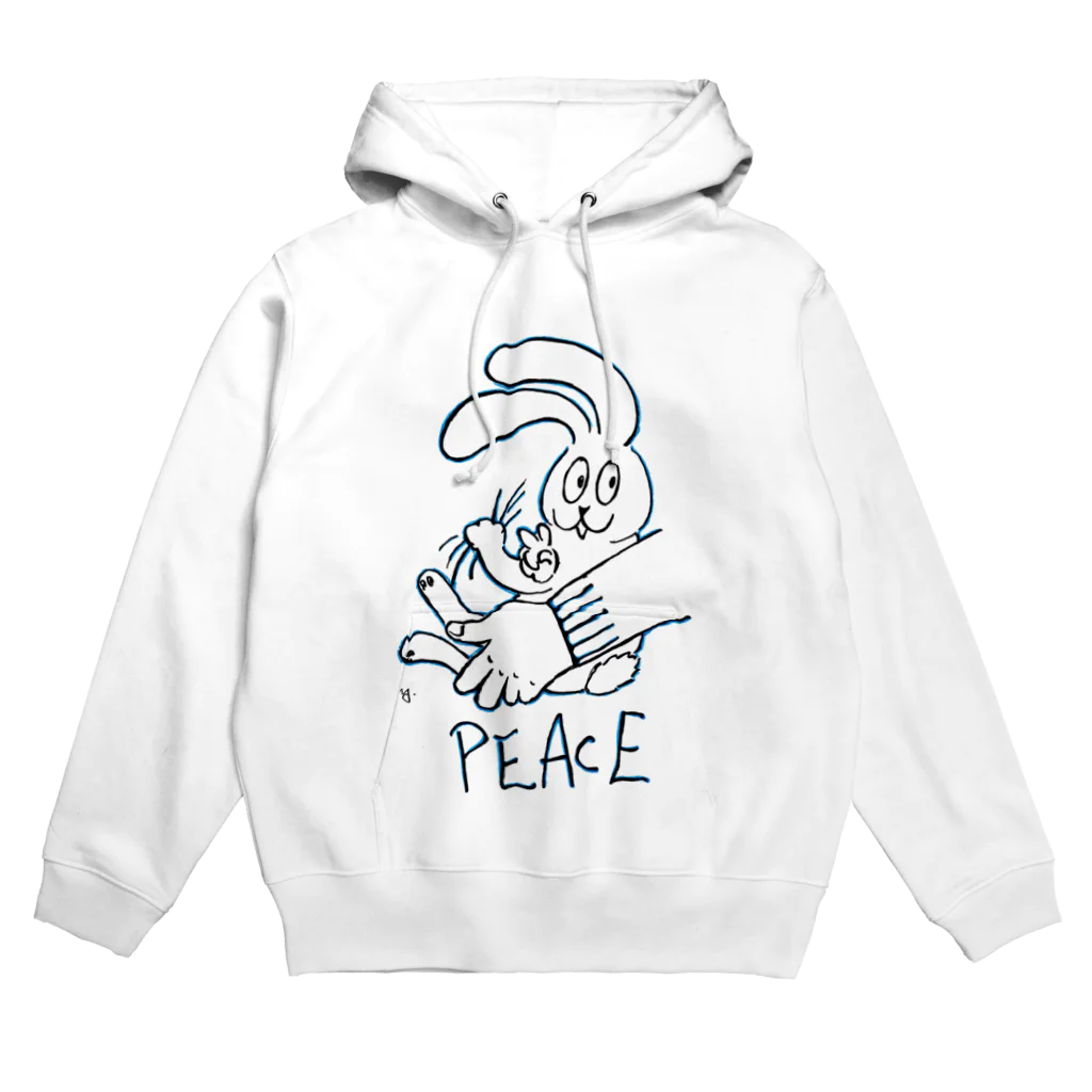 gorbehのPEACEうさぎ Hoodie