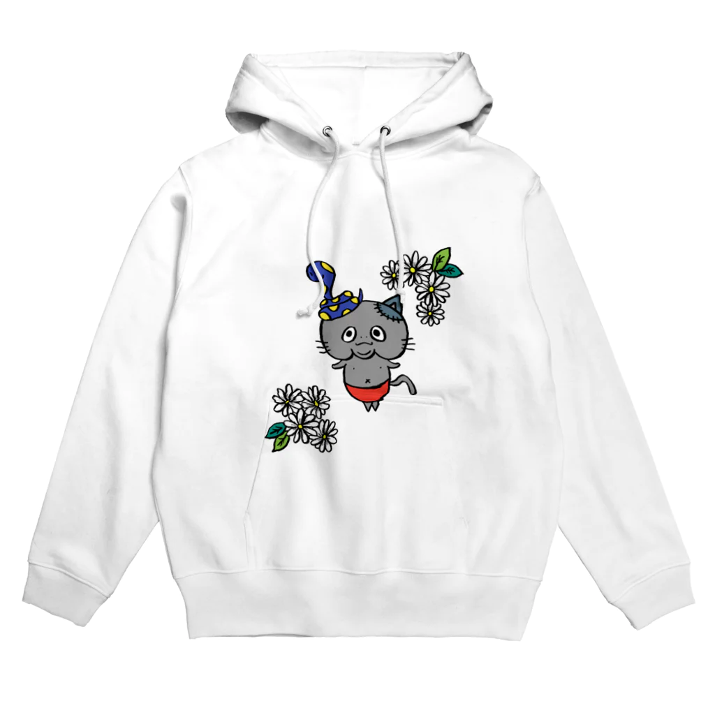 57のヘビとネコゾンビ Hoodie