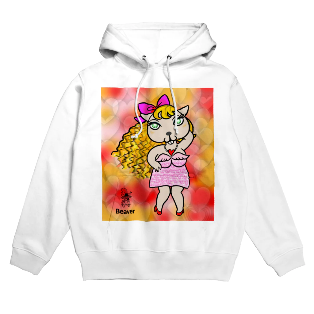 紫キャベツのドレスアップ　ビーバー Hoodie