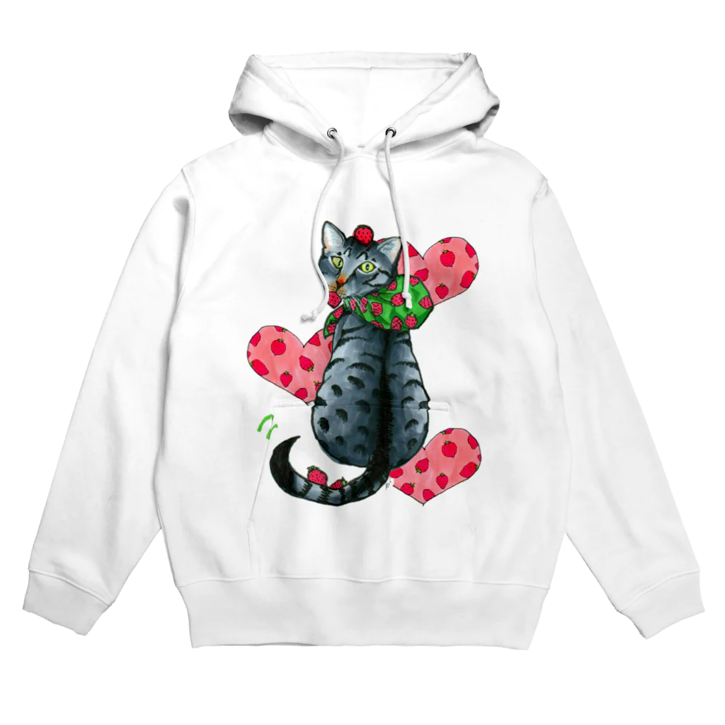 miku'ꜱGallery星猫のいちご大好きにゃんこ Hoodie