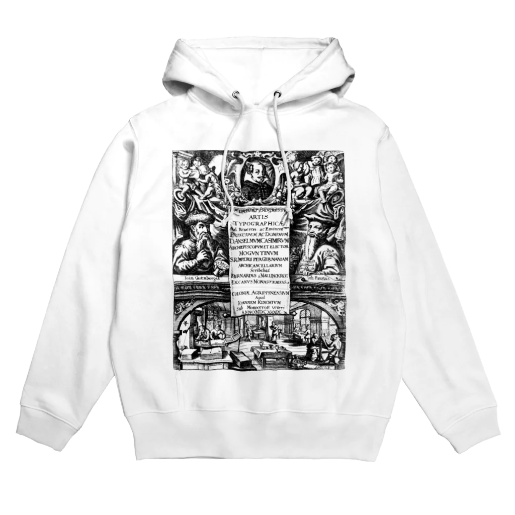 活版と昔々の店の活版印刷の父 Hoodie