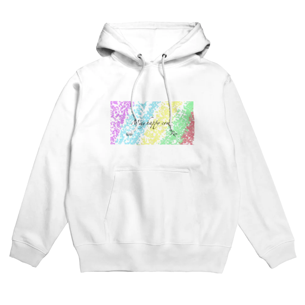 れんれんグッズの幸せが訪れますように Hoodie