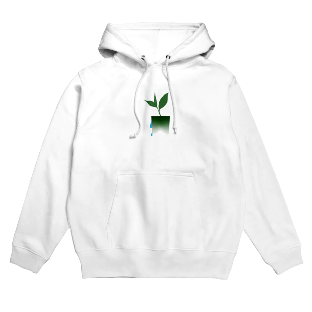 キュウの新茶が芽生えた抹茶ラテ Hoodie