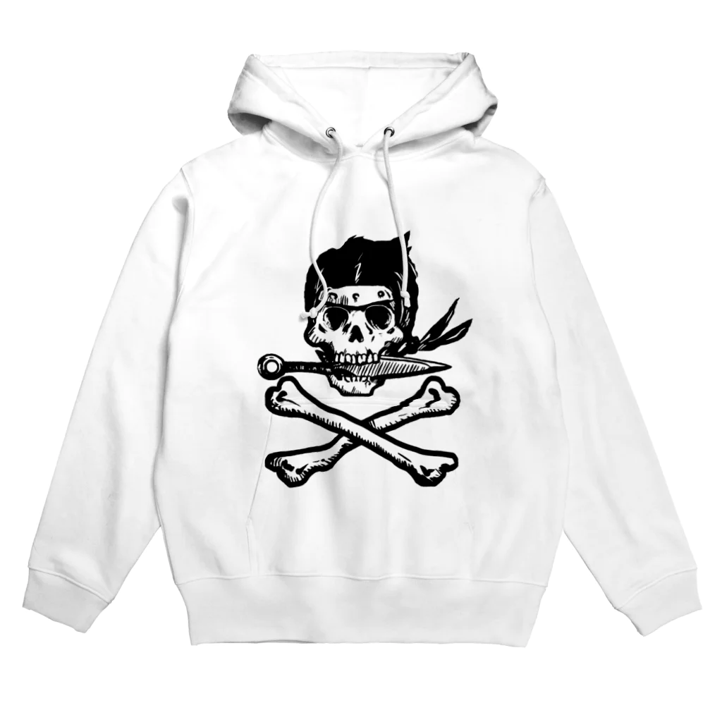 NINJA WARSのNinja skull 黒 Hoodie