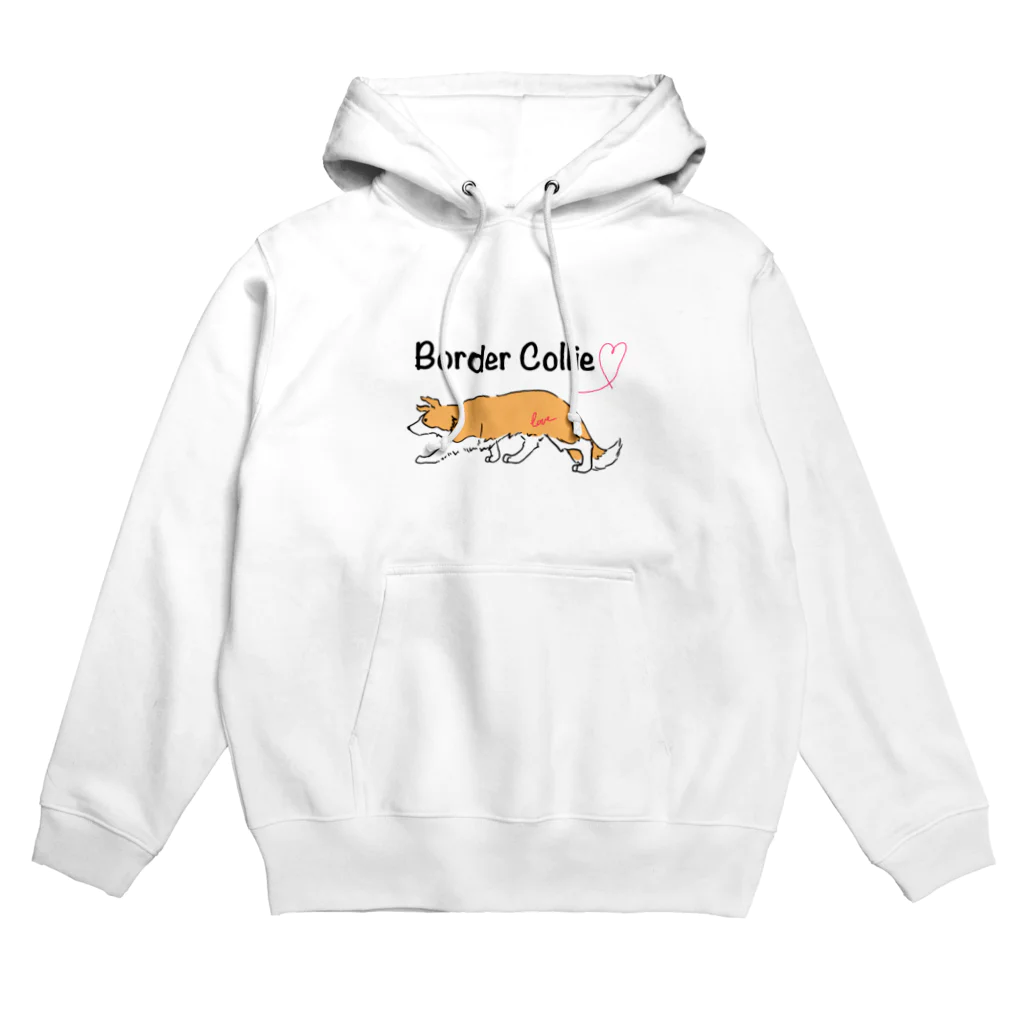 Chinagiのボーダーコリー（レッド） Hoodie