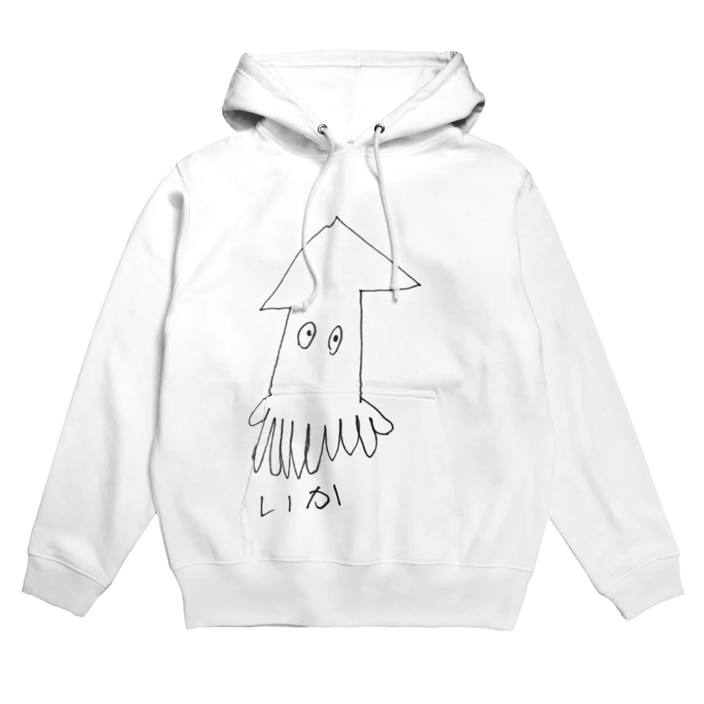 稲藁商店のいか Hoodie