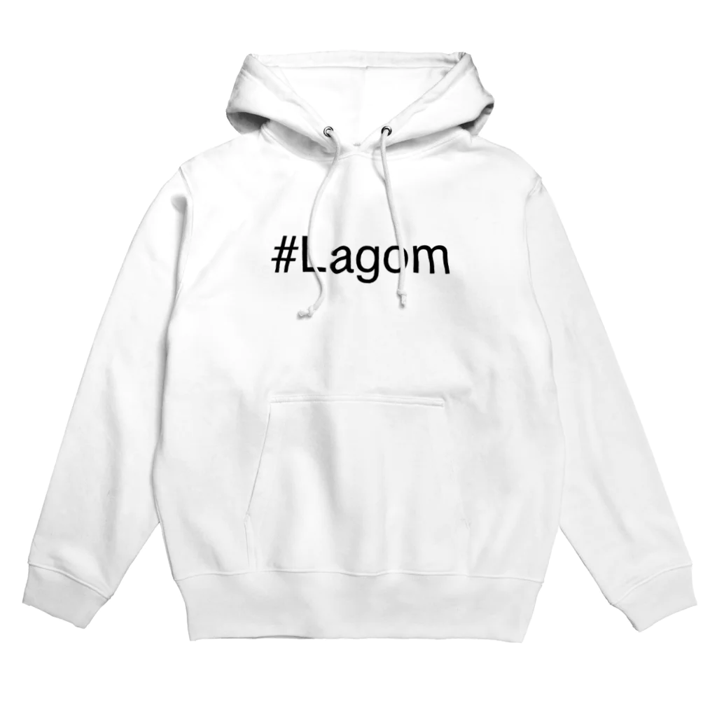 北欧スウェーデンシンプル暮らしのLagom ラーゴム スウェーデン語 ちょうどいい Hoodie