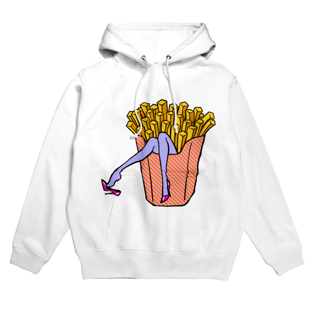 Mieko_Kawasakiの誘惑の🍟フライドポテト　 Hoodie